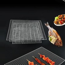 휴대용 사각 미니 고기 그릴 불판 철쇠 석쇠 무쇠, 1개