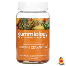 Gummiology 루테인 지아잔틴 열대과일맛 젤리 90알, 상품
