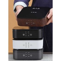 1구 인덕션 휴대용 미니 캠핑 전기스토브 식탁용 여행, 블랙