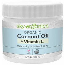 Sky Organics Coconut Oil Vitamin E 코코넛 오일 비타민 E 500ml