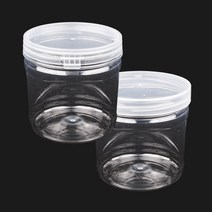 [SP] 견과류 500 투명 PET 용기 스크류/원터치 뚜껑 500ml 152세트, [SP] 견과500+스크류 뚜껑 152세트