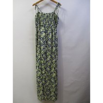 일본수입유니클로 레이욘 끈나시 탑롱원피스 6677