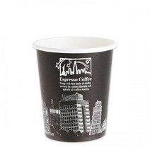 PGM1*^몰종이컵 10온스 블랙뉴욕 1000개 1회용 커피용기 주스 디자인 검정 테이크아웃 음료 업소 일회용^*1췤pgm, a^^*옵션없슴, a2**옵션없슴