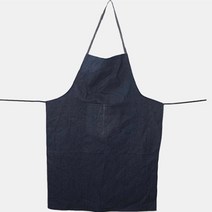 카페 커피숍 데님 앞치마 미술 공방 작업용 청색