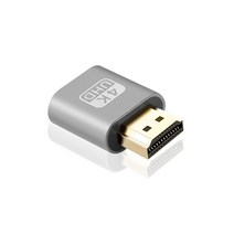 영상편집보드 10 개몫 ddc edid 더미 플러그 vga 어댑터 가상 디스플레이 카드, 은