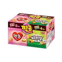 롯데제과 칸쵸 + 씨리얼 짝꿍팩 세트, 칸쵸 54g x 8p + 씨리얼 42g x 4p, 12세트