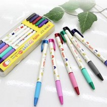 동아 홍당무 미피 그립 볼 포인트 펜 0.38mm 유성볼펜, 0.38mm 라이트블루