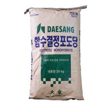 대상 함수 결정 포도당 20kg 설탕 단맛 업소용 대용량, 단품, 단품