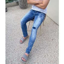 명품청바지 찢어진 스키니진 슬림핏청바지 남자청바지 데님팬츠