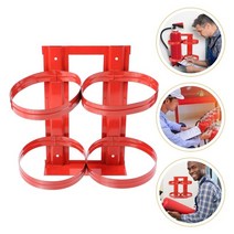 소화기거치대 소화기 받침대 고리형 소화기 벽걸이 브래킷 홀더, 빨간색