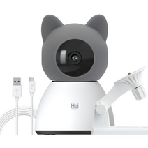 헤이홈 스마트 홈카메라 Pro + 특수브라켓 + 케이블연장(3m) + 캐릭터커버(헤이캣), 홈카메라Pro +특수브라켓 + 케이블 + 헤이캣