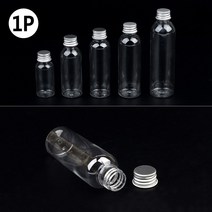 소형 액체 용기 투명 공병 패트병 5종 페트병용기 수납케이스 PET용기, 1개, 125ml