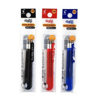 파이롯트 프릭션 볼 슬림 볼펜용 리필038, 흑, 3개