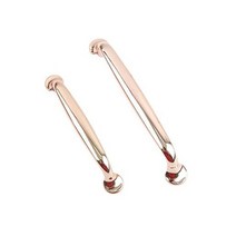 골드 슈가 2구 손잡이 싱크대 가구 볼트형 ㄷ자, 골드 슈가 2구 손잡이(96P), 상세페이지 참조