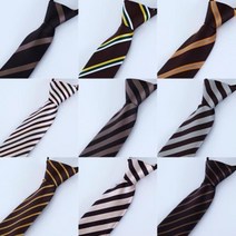 [RAβ4] 브라운계열 학생넥타이 자동 교복 중학교 간편 고등 코디 ▷_6β840Ea