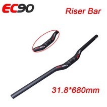 MTB 자전거 핸들바 EC90 초경량 M 핸들 바25.4mm 31.8mm 산악 바 풀 카본 플랫/라이저 3763EA25, 16 Riser 31.8-680mm