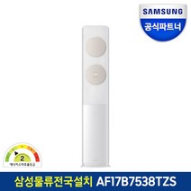 [삼성전자] 삼성 BESPOKE 무풍에어컨 AF17B7538TZS 스탠드형 기본설치비포함, 매립배관Y