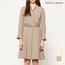 올리비아로렌 V넥휘모리 플레어 원피스 VOROAUS2161