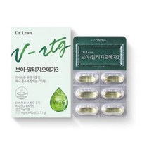 닥터린 브이 알티지 오메가3 VrTG 알디지 오매가 호메가 송중기 딕터린 닥더린 닥터링 식물성 Dr.Lean 저온초임계 비타민D E 혈액순환 캡슐 식약처 인증 식약처 인정 엘라스틴, 3박스
