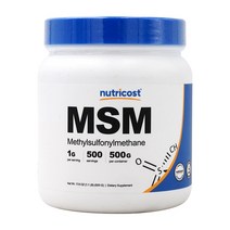 뉴트리 코스트 MSM 파우더 분말 식이유황 1000mg 500g 정식제품