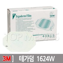 3M 테가덤 1624W 6cm x 7cm 100장 드레싱 방수밴드, 1개
