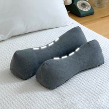 누아베개 경추목베개 수건 원형 거북목 일자목, 숯그레이(기본사이즈), 메밀