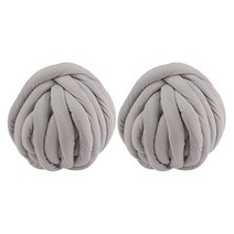 밀스턴 베이직 자이언트얀 망고실 뜨개실 500g, 라이트그레이, 1개