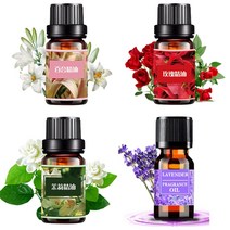 괄사오일 쿨링 얼굴 붓기 로즈 향수 에센셜 오일 10ml 비누 양초 제조 샌들우드 재스민 바다 바람 릴리 라벤더 풍미, [01] 10ml, [01] 로즈