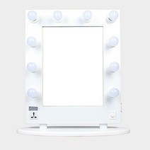 조은케이스 메이크업 조명거울 LED탁상형 SDB-5500, 1개, 화이트