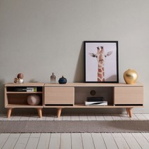 C7152 거실장 화장대 세트 6colors(착불), 색상:메이플핑크