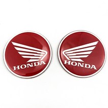혼다 HONDA 엠블럼 원형 마크 로고 튜닝, 레드