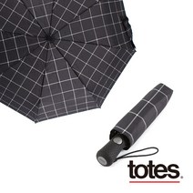 totes 토스 신사 남자 자동 3단우산 윈도페인 251W80 우양산