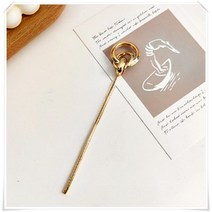 앤틱비녀 메탈 데일리 포인트 머리핀