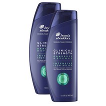 헤드앤숄더 클리니컬 스트렝스 인텐시브 잇치 릴리프 비듬 샴푸 400ml 2개