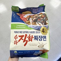 풀무원 직화짜장면 4인 1320g x 1개_아이스박스, 아이스박스포장