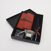 LCU311787BEST 만년필+노트 4종 퀼펜 세트 캘리그라피 딥펜, 단일옵션