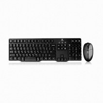 로지텍코리아 정품 클래식 데스크탑 MK100 유선키보드마우스세트