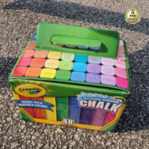 크레욜라 수성 분필 야외용 48색 536221, 혼합색상, 72개