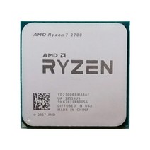 라이젠 2700AMD Ryzen 7 2700 R7 3.2 GHz 8 코어 16 스레드 65W CPU 프로세서 YD2700BBM88AF 소켓 AM4 라, 한개옵션0
