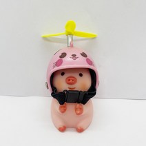 꿀꿀이 러버덕 풀세트 18종 오리벨 후미등 바이크 자전거 오토바이후미등 헬멧 프로펠러 어린이집 유치원 생일답례품, 16.핑냥꿀, 1개