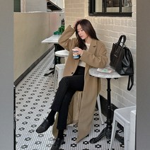 핫핑 [자체제작 남녀공용] L-1120 기모롱코트