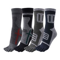 에이치투 남성 스포츠 발가락양말 장목 3족