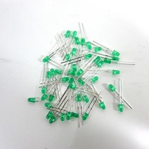 LED 3파이 녹색 50pcs