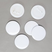그리기뱃지 10개 원형 PVC 핀뱃지 명찰 브로치