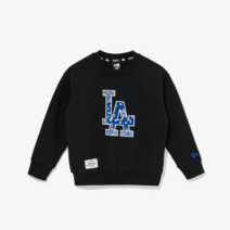 [AK PLAZA] [뉴에라키즈] MLB 빅 페이즐리 LA 다저스 맨투맨 블랙(13679520)
