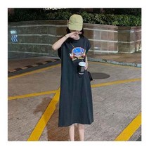 여성 민소매 롱 원피스 1개 여자 박시한 여름 치마