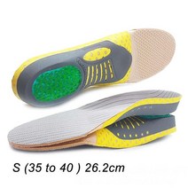 orthotics flat foot health sole pad for shoes 삽입 아치 지지 패드 for plantar fasciitis feet care insoles, 초 (35  40), 1 쌍