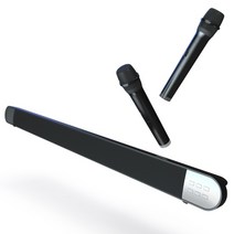 [엠지텍] 락클래식 디스코바 노래방 사운드바 + 마이크 2개