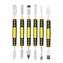 6pcs 금속 Spudger 세트 작은 Pry Opening 가전 제품 용 도구 키트 분해 휴대 전화 수리 핸드 툴, [01] 6 PCS