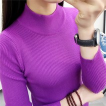 여자목폴라 여자목폴라 반목스웨터 이너셔츠 여성 상의 이너 봄가을 뉴타입 2021유럽풍 코디가잘되는 날씬해보이는 니트셔츠